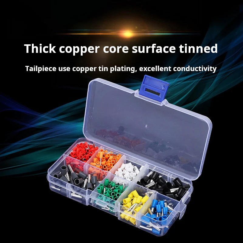 400pcs Tubular Terminal Block Combination Box for Wire Ferrule Crimp Connector kit