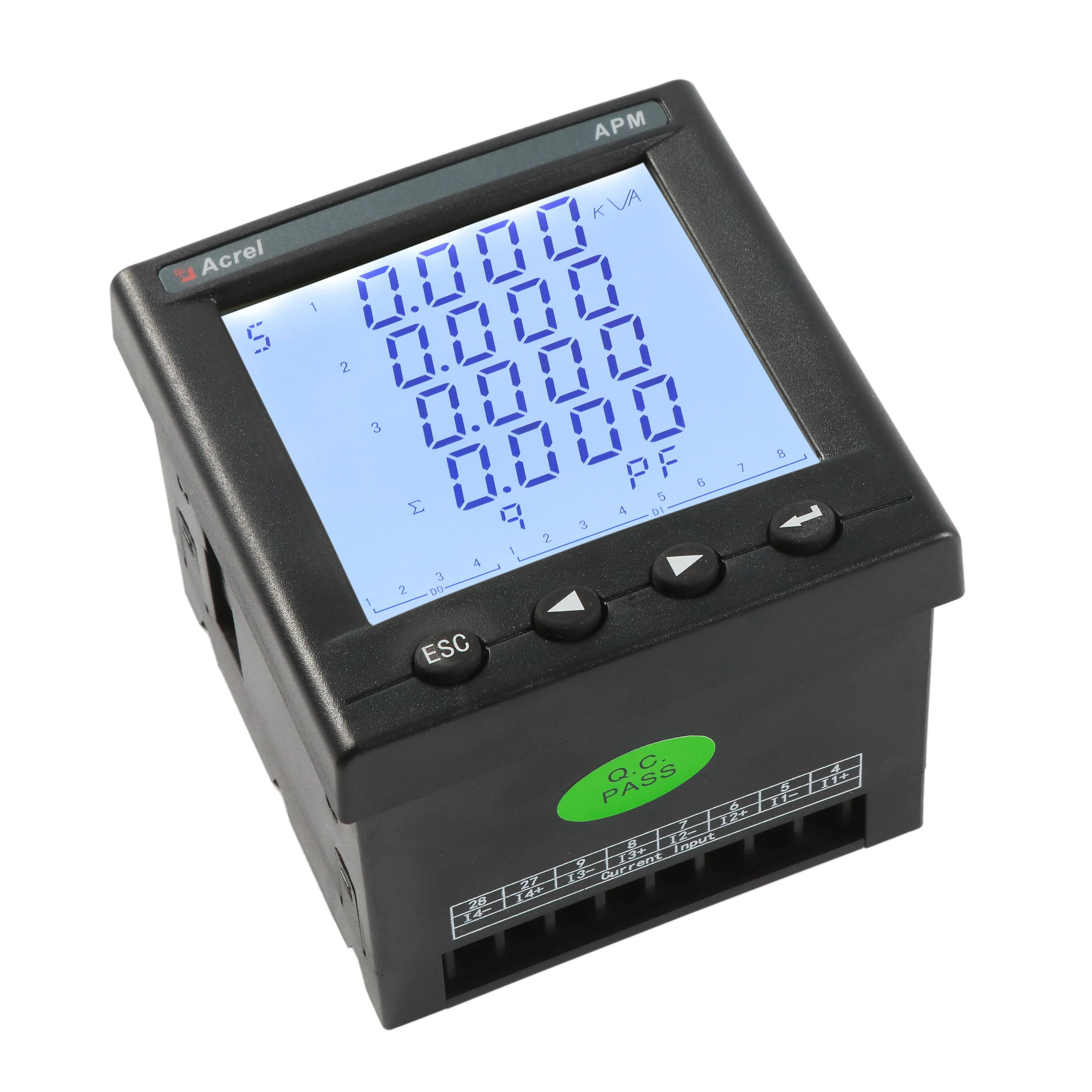 Acrel Hot Sell 3 phase Profibus energy monitor analyzer class 0.5s multifunction meter power analyzer for PV grid-connected cabi