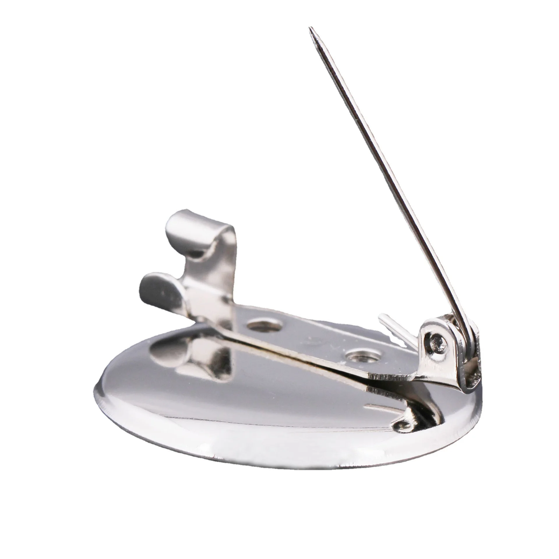 20 PCS 15/20/25/30mm Brooch Findings Back Bar Round Brooches Clasps Pin for Jewelry Making Craft Art DIY Project Replacement