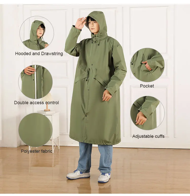 Fashion Poncho Raincoat Raincoats for Adults Waterproof Printed Customized Logo Korea Raincoats