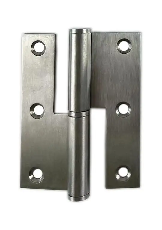 High quality L shape detachable H type door hinge for wooden door