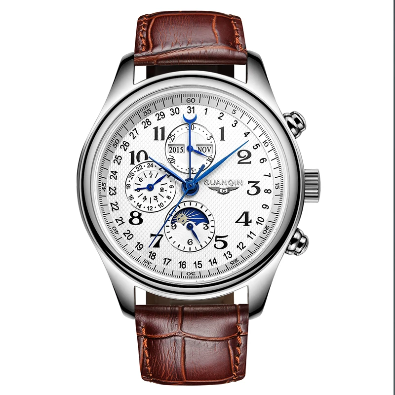 Custom watch logo watches automatic luxury waterproof men mechanical wristwatches