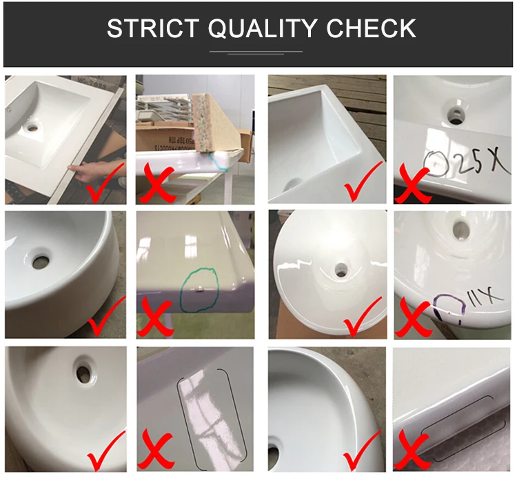 Porcelain Bathroom Vanities Wash Basin Factory Above Counter Basin Vanity Tops