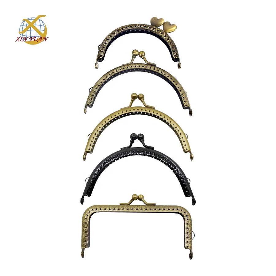 Good quality and price of metal clasp purse frame bag wholesale