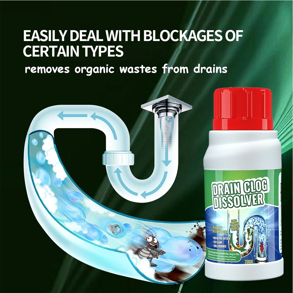 AJYF Quickly clear Toilet Pipe Sewer Dredging Sink and Drain Cleaner Powder