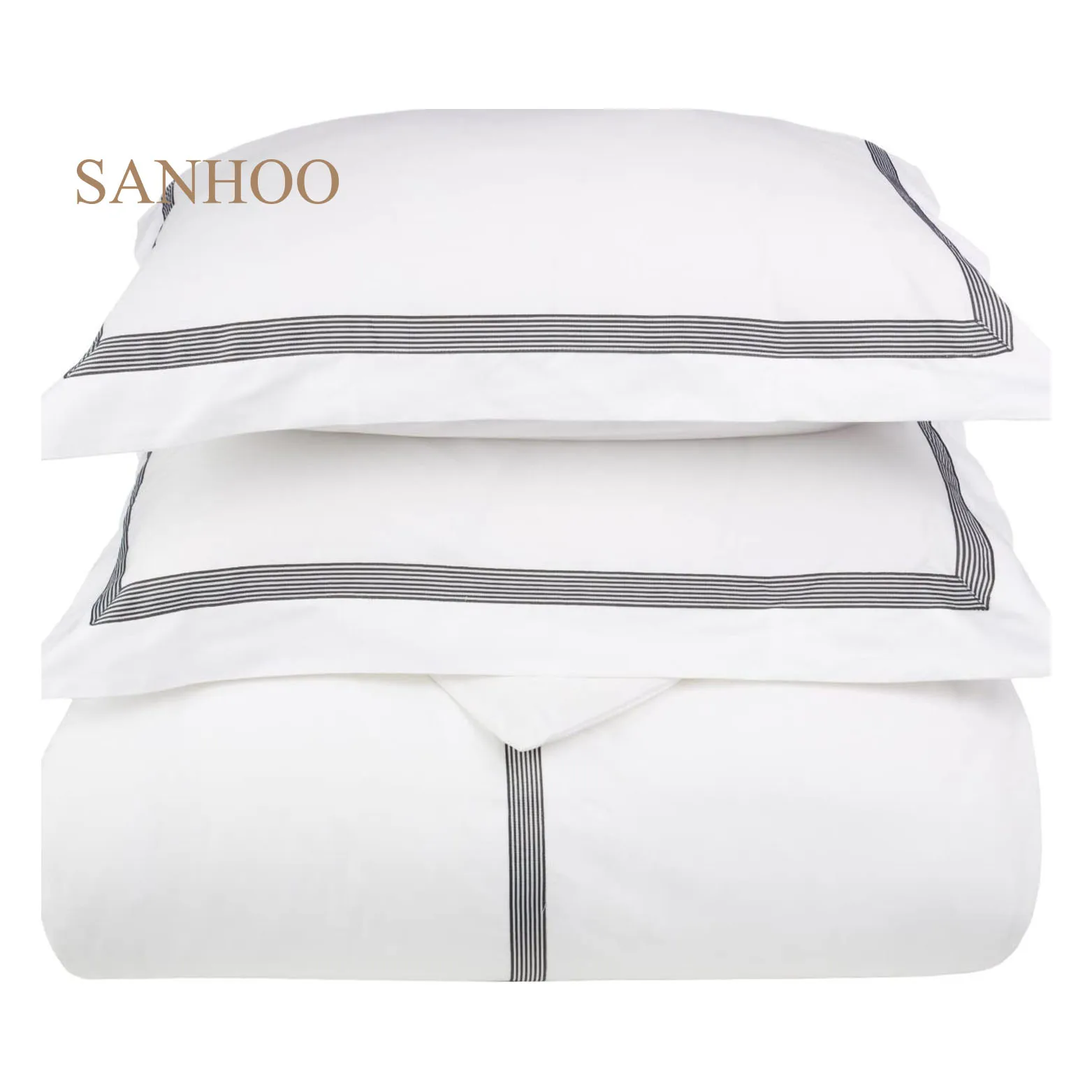 Постельное белье SANHOO Premium 600TC King из египетского хлопка 100