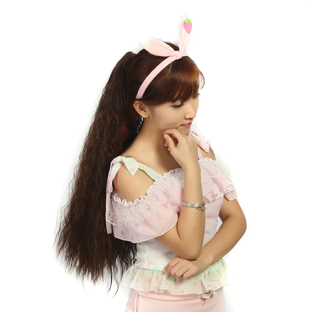 Women Girls Curly Scrunchies Chignon Hair Bun With Rubber Bands Synthetic Hair Ring Wrapped On Messy Hair Bun Ponytails