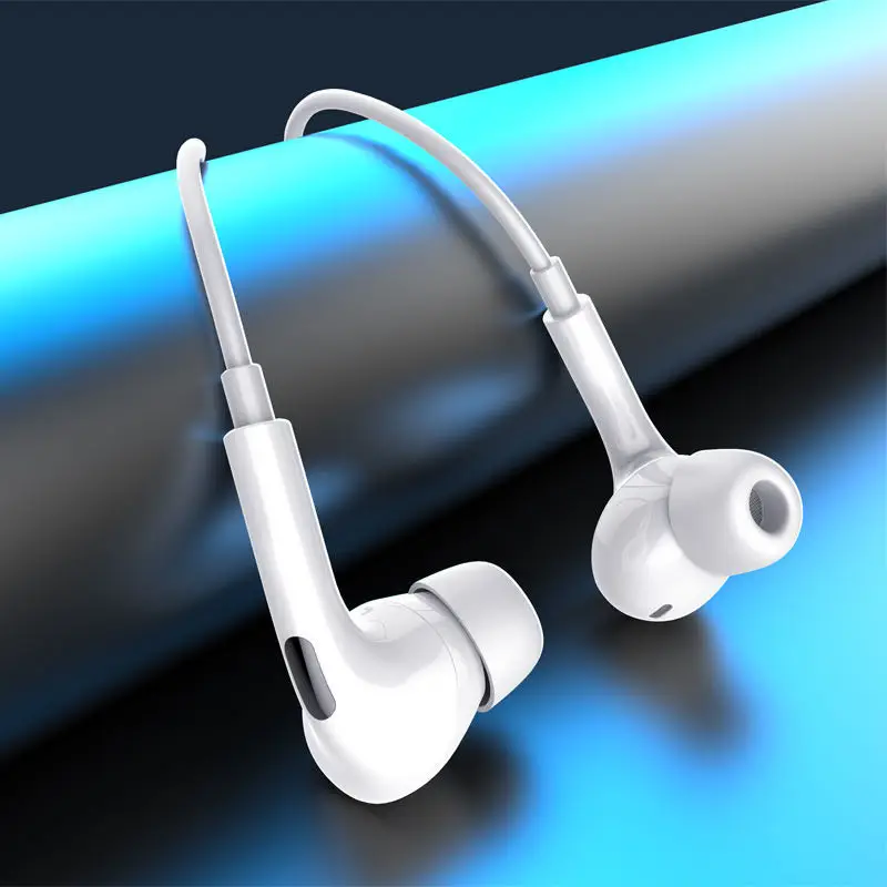 Дешевые стереонаушники, проводные наушники, гарнитура, наушники-вкладыши 3,5 мм с микрофоном для Iphone