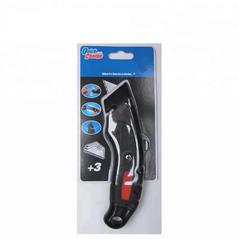 String cut auto retractable safety knife