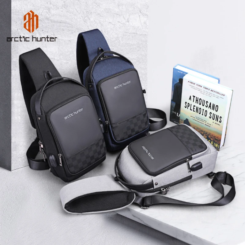 Arctic Hunter 2020 New Chest Bag Anti Theft Small Sling Bag Men Shoulder Sling Bag Women