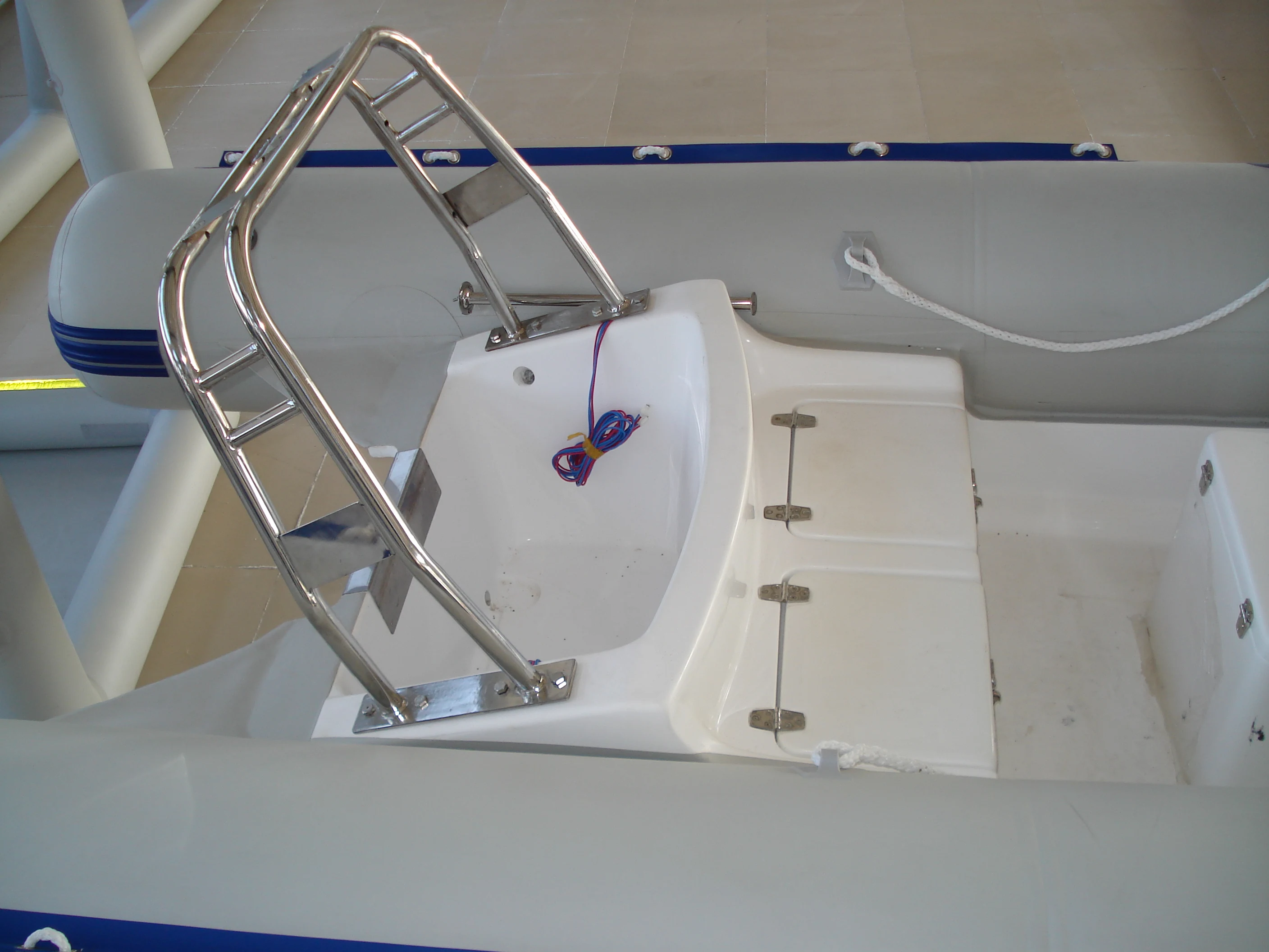 Synsor new hot buys Console Rib Hypalon Inflatable Boat Person Rowing Boat for Sale