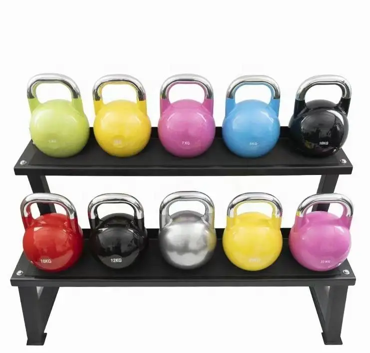 Powder Coated Cast Iron Free Weight Kettlebell/High Quality Competition Kettle Bell/ Pro Grad Kettlebell
