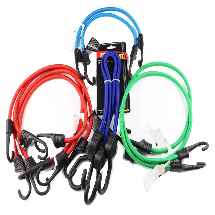 
trampoline bungee cord Color Strong Plastic Ball Ends Elastic Cord Tarp Canopy Bungee Tie Down Strap 