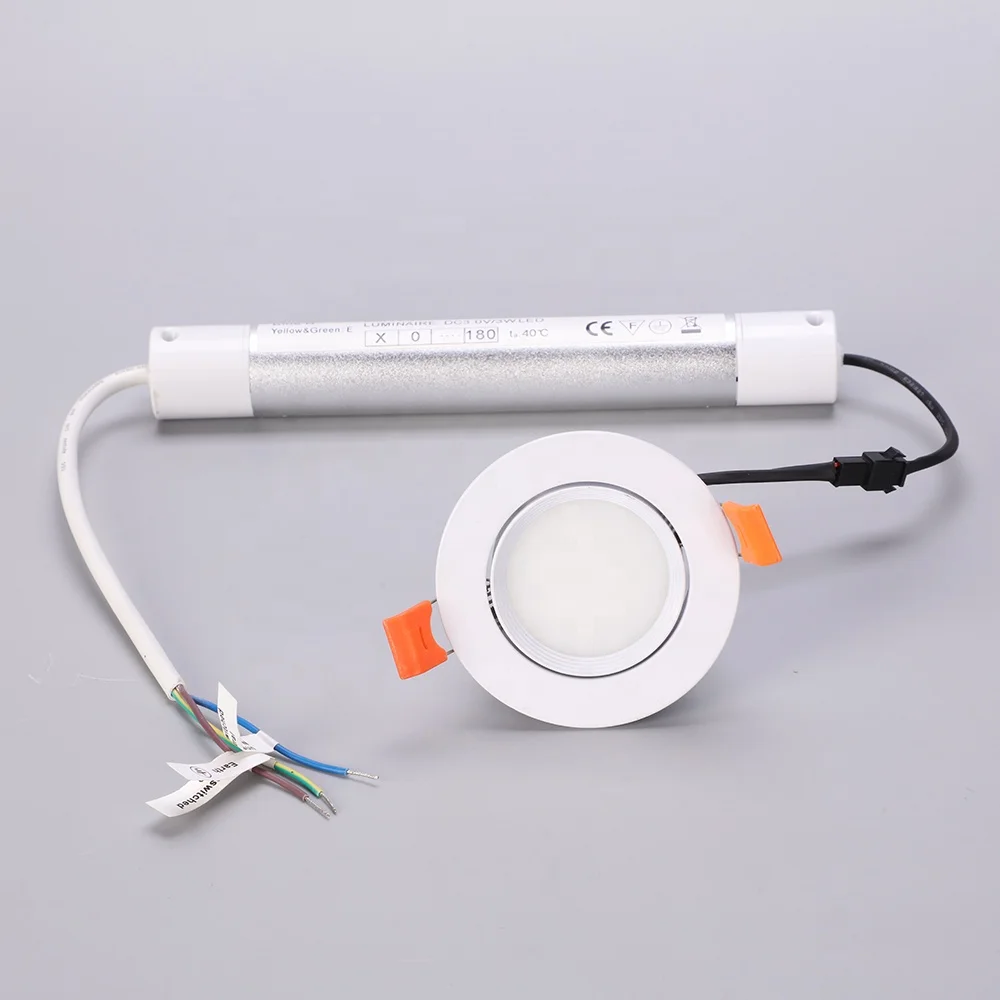 High-endurance Battery IP20 6 pcs 2835(1W) SMD LED Emergency Downlight Trusted by millions