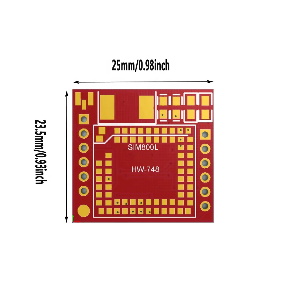 GPRS Board Micro SIM Core Board Integrated Circuits Chip Sim800l GSM Module