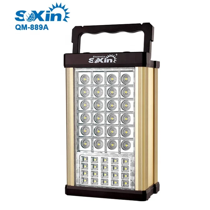 multifunctional metal portable solar power rechargeable emergency light(QM889D)