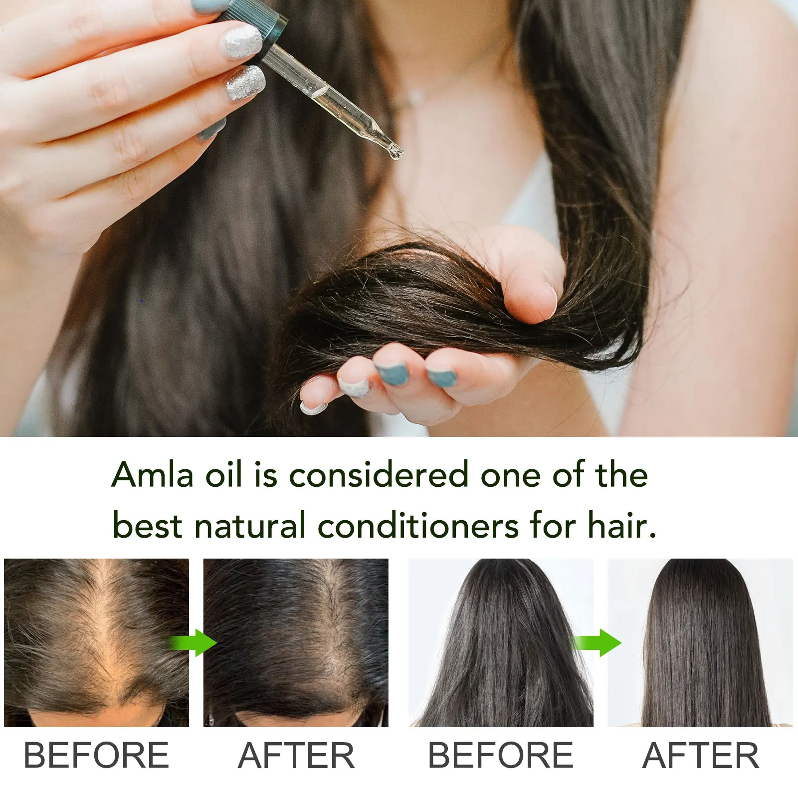 Hot Selling Organic 100% Pure Moisturize and Strengthen Amla hair oil For Hair Growth Scalp Care