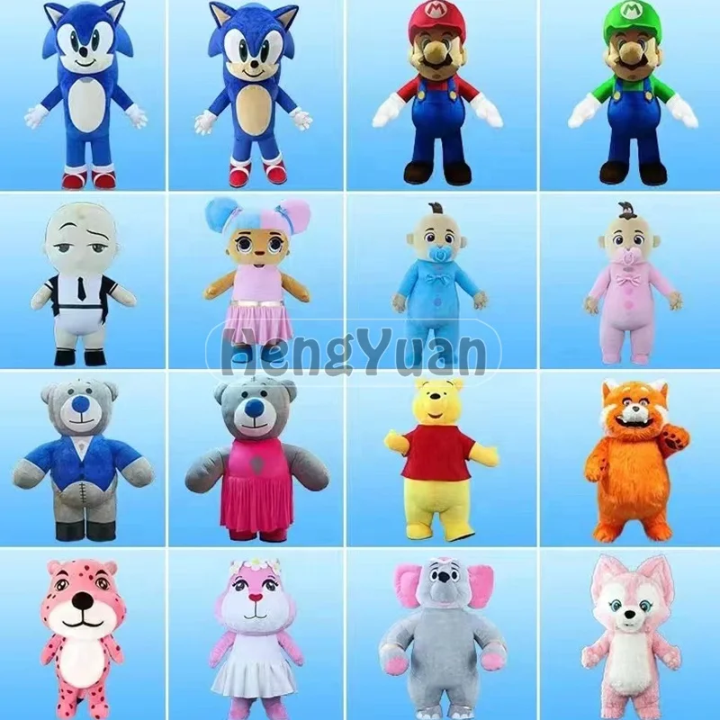 Hengyuan Dancing giant inflatable giant dragon costume for girl Chinese new year christmas halloween Anime Game Mascot