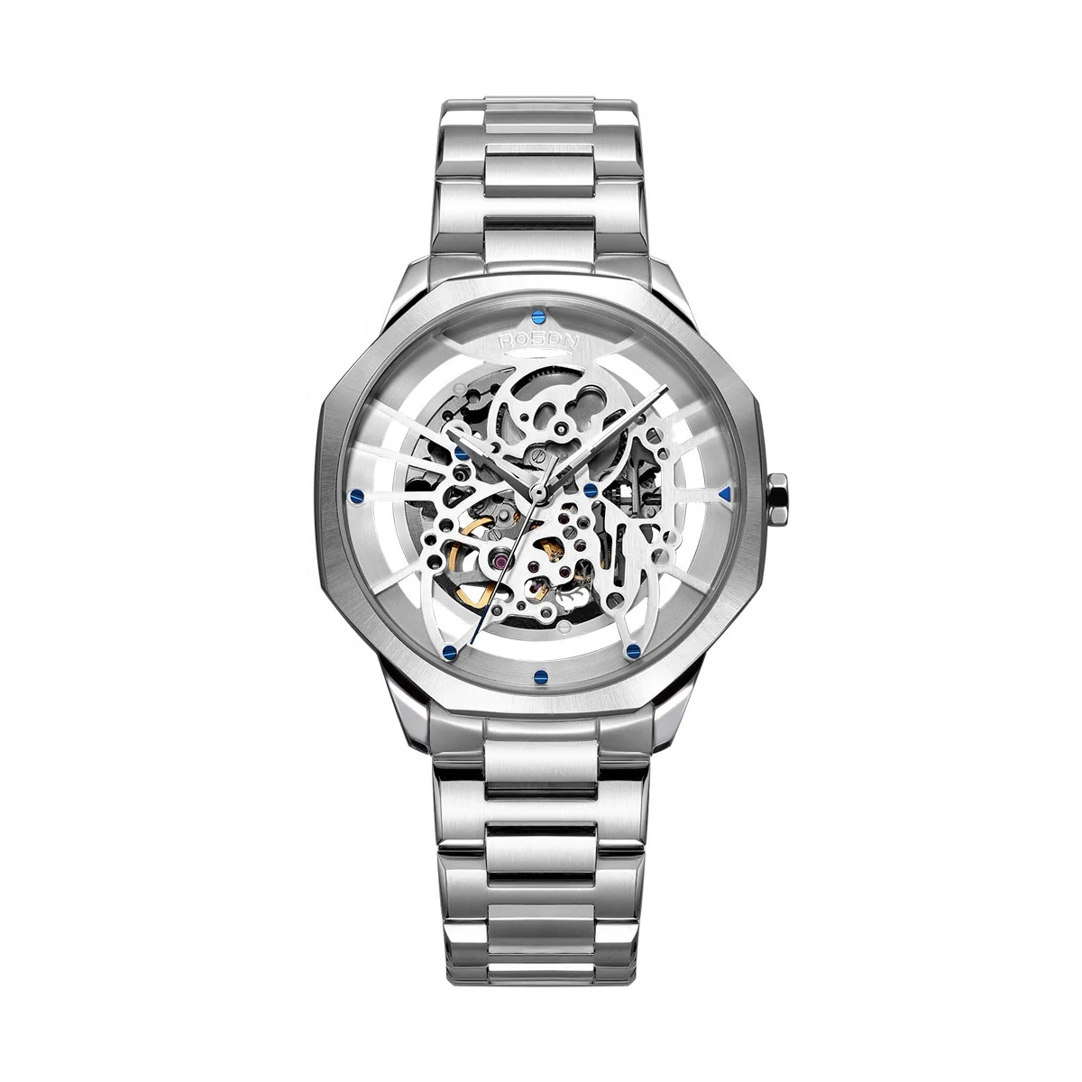 
China Supplier Swiss Brand Automatic Man Watches Custom Logo Wrist Watch Men Mechanical Watch 