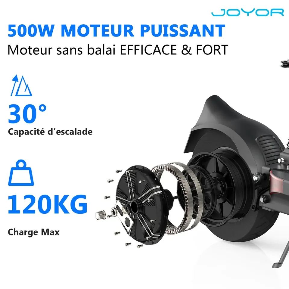 JOYOR Y8S New Adult Electric Scooters For Sale 48V 500W Long Range Electric Scooter With Street Approval Germany E Scooters