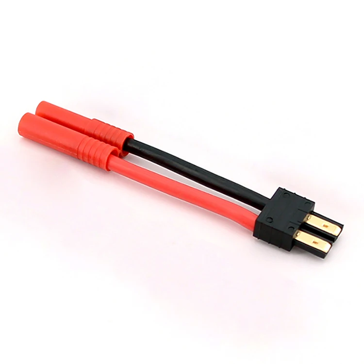 TRX Female Male to HXT 4mm Bullet Banana Plug Connector Cable With 12AWG Silicone Wire for RC Parts