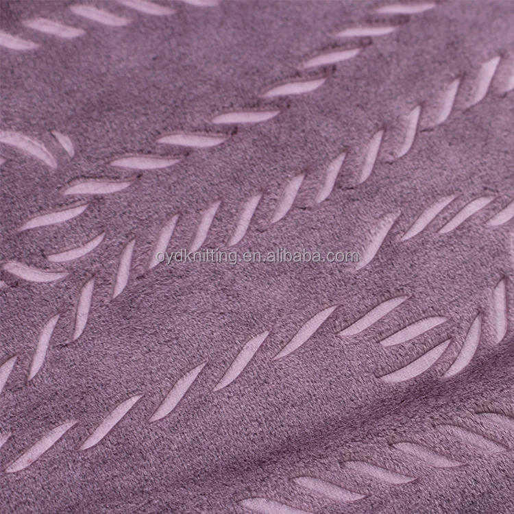 Ouyuanda одна сторона спандекс супер мягкий тисненый бархат/Velboa ткань лучшего качества для одежды