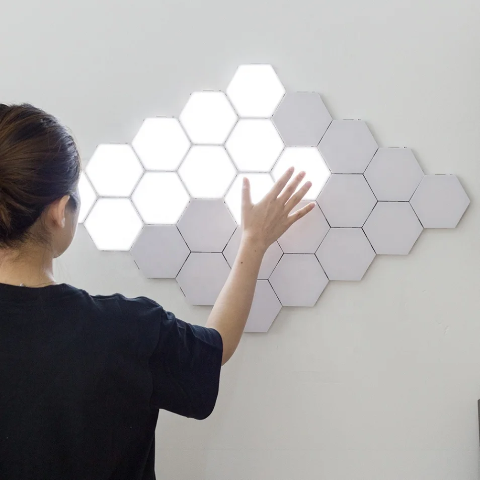  Touch Sensor Magnetic Led Hexagonal Light Honeycomb Wall Quantum Lamp Night Sensitive