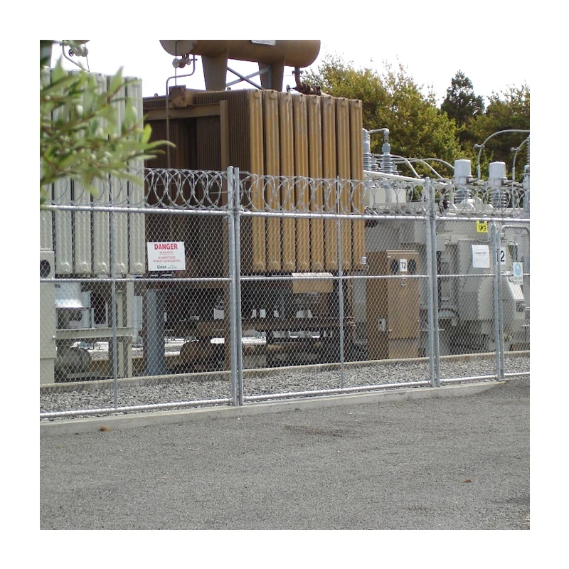 China Wholesale Price High quality powder coated welded wire mesh anti climb airport fencing with razor barded wire