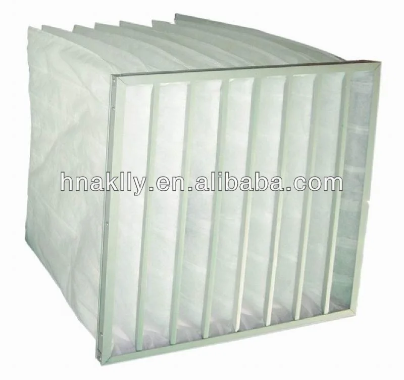 Main Product Pocket Filter Bag Filter High Air Flow OEM HVAC Filter Folded Structure