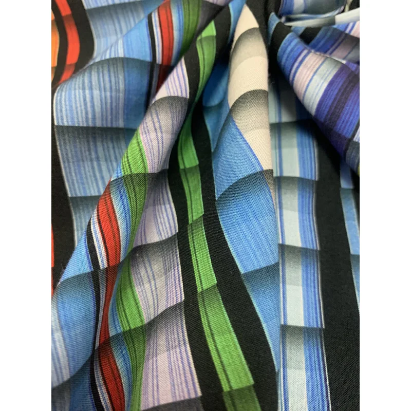 wholesale Top textiles Exquisite craftsmanship 40S Rayon Digital printed fabric and textiles for clothing