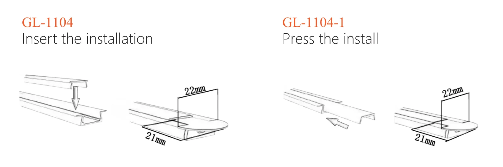 Glite GL-1104/GL-1104-1 2 вида пауэрбенка для ПК чехол на заказ длина/цвет 6063 серии T5 алюминиевый профиль Сделано в Китае с высоким качеством
