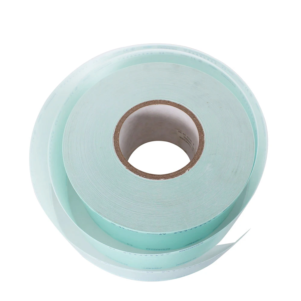 Heat Sealing Autoclave Sterile Gusseted Reel  Sterilization Pouch Roll or Dentist Tools