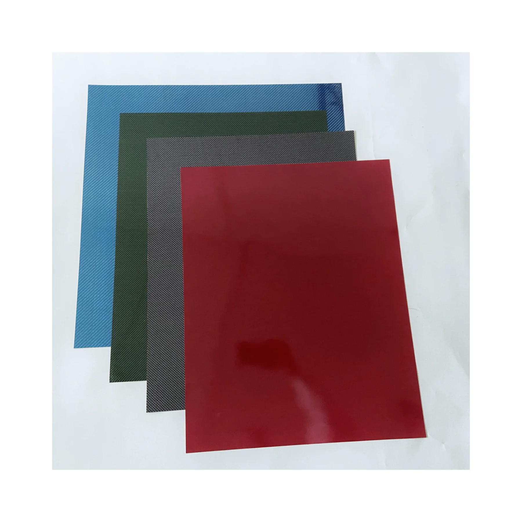 Customized Colorful Twill Plain carbon fiber sheet 3K  0.2mm carbon fiber sheet