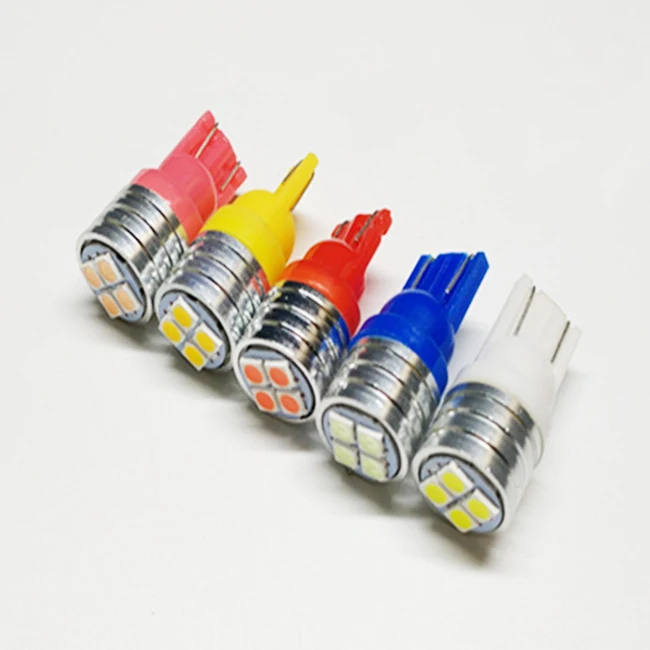 T10 194 168 W5W 501 canbus 3030 4smd led bulb Error Free white Interior Map Dome License light 168 194 W5W