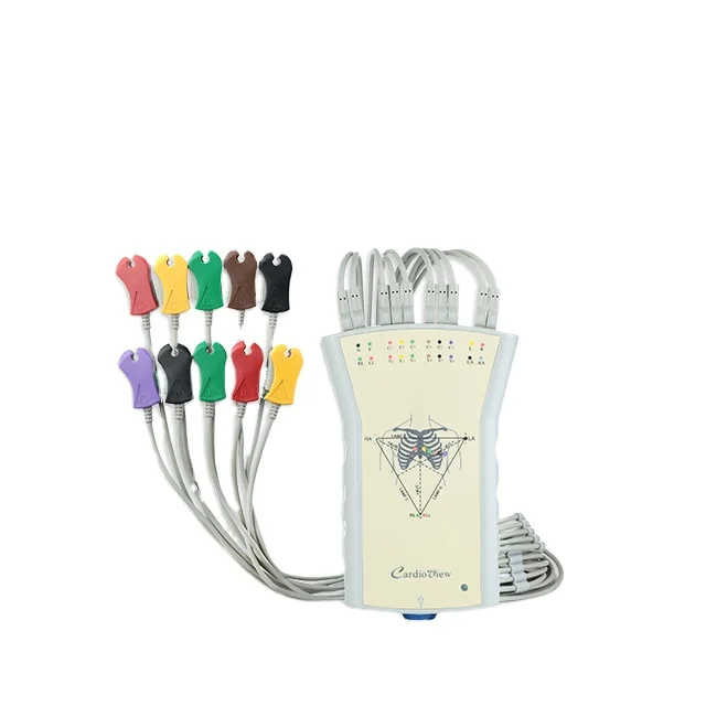 CardioView 12 channel USB stress test ECG machine CV1200 health care equipment with CE