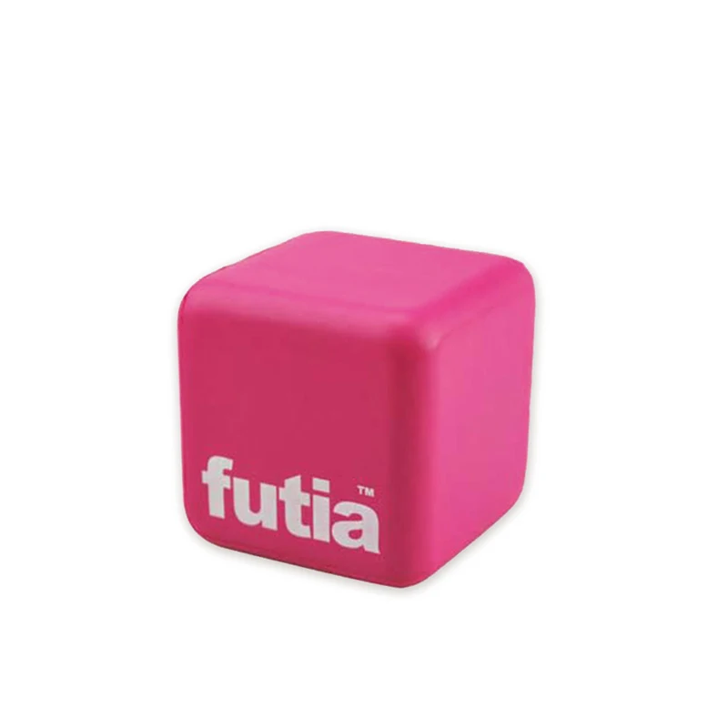 Promotional custom logo print anti stress relief PU foam  playing card stress ball