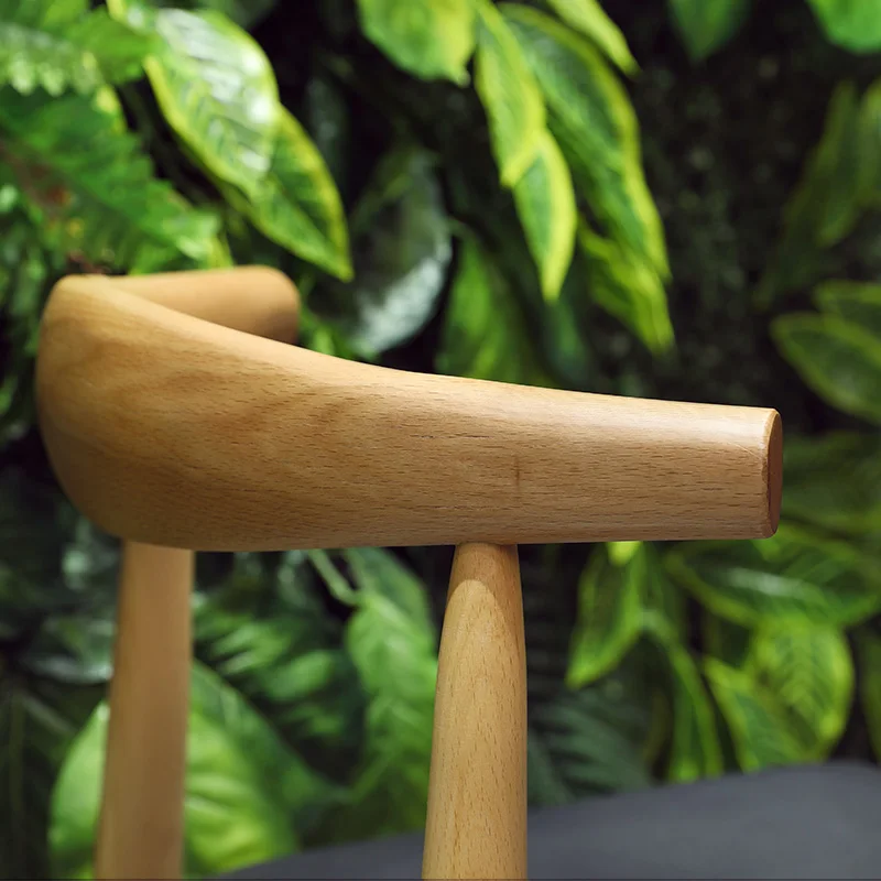 New Classical Leather Wooden Restaurant Dining Room Chairs Dinning Chair