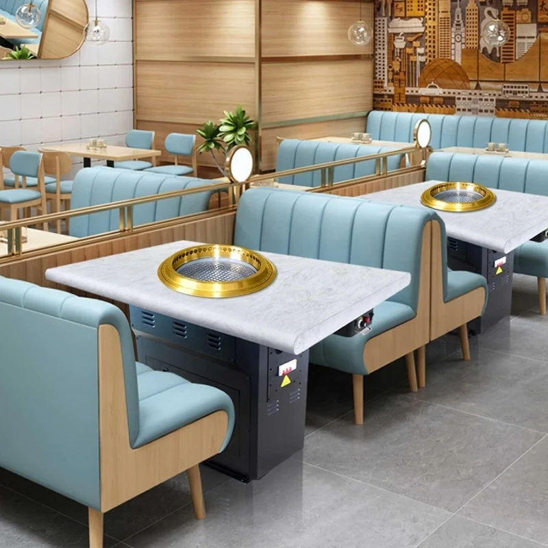 modi commercial smokeless built in japanese korean infrared tabletop gas bbq barbeque grill stove for restaurant