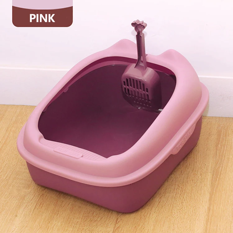 Pet Products With Manufacturing Vendor Customized Service Cat Cleaning With Scoop Cat Litter Box