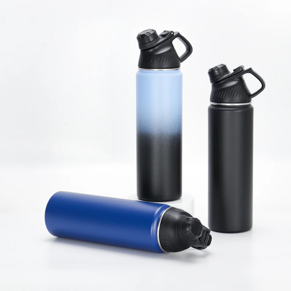 Branded Fashion Running Water Bottle Stainless Steel Kids Insulated Water Bottle With Lid