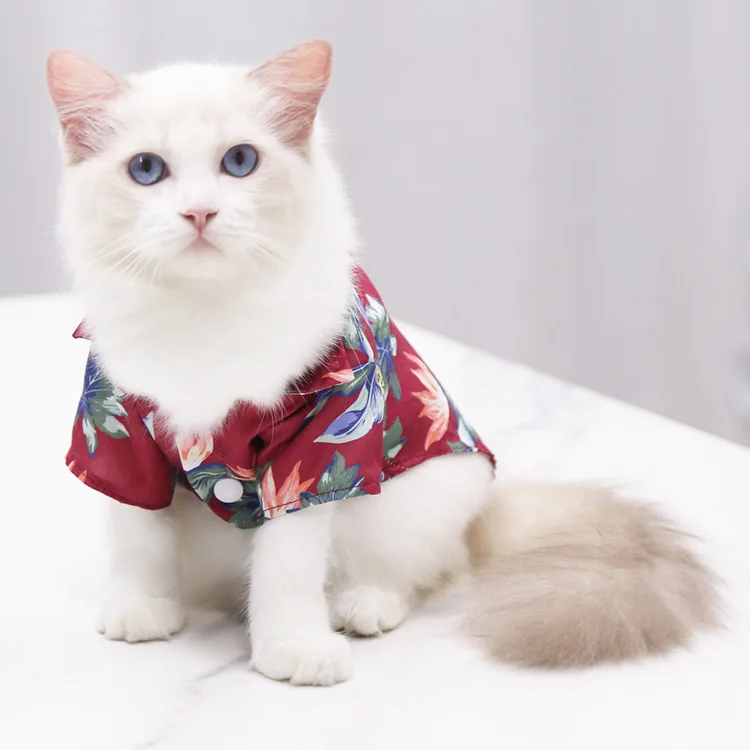 Стильный Досуг маленькая большая собака кошка рубашка одежда