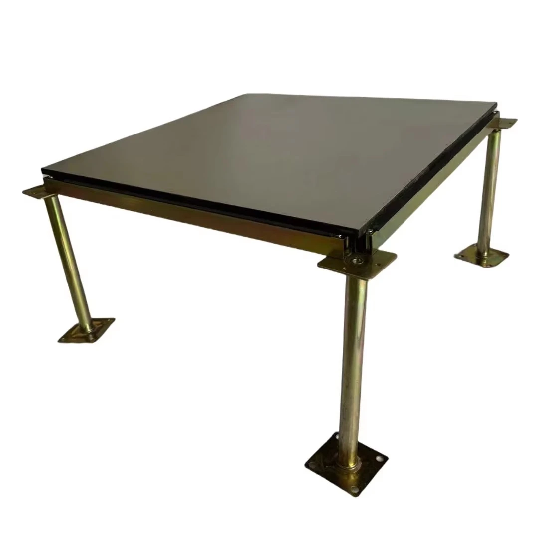 Anti-Static Vinyl Tile Flooring 600x600 Raised Floor System Data Centers/Computer Steel Ceramic Office Buildings