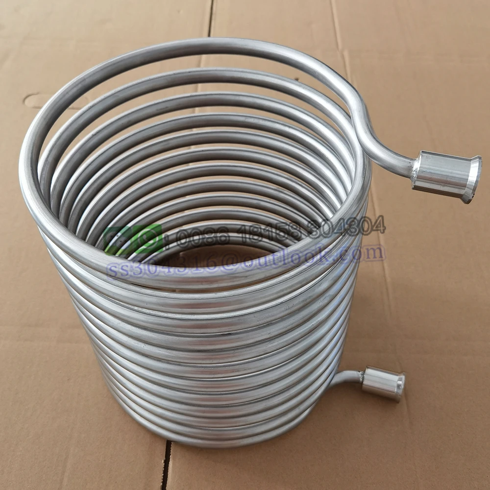 SS304 Stainless Steel Mash Cooling Coil Tubing Coil Heat Exchanger