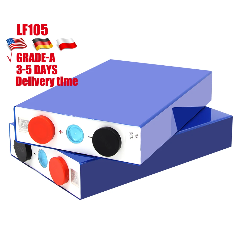 EU PL DE EVE 3.2v 105ah lifepo4 eu stock LF105Ah lifepo4 battery solar battery deep cycle lifepo4 energy storage Warehouse Akku