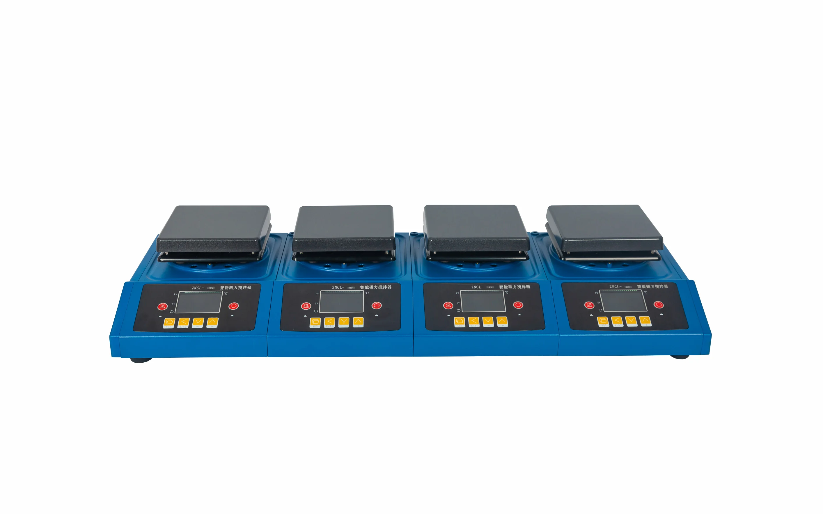 4 position hot heating stirring plate Max heated magnetic stirrer