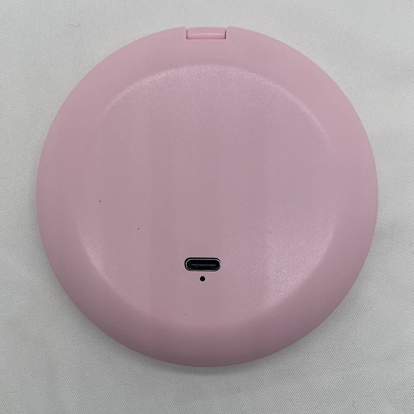 wholesale Modern Small Round USB LED Mini Light Pink Blue White Green LED portable makeup vanity mirror miroir