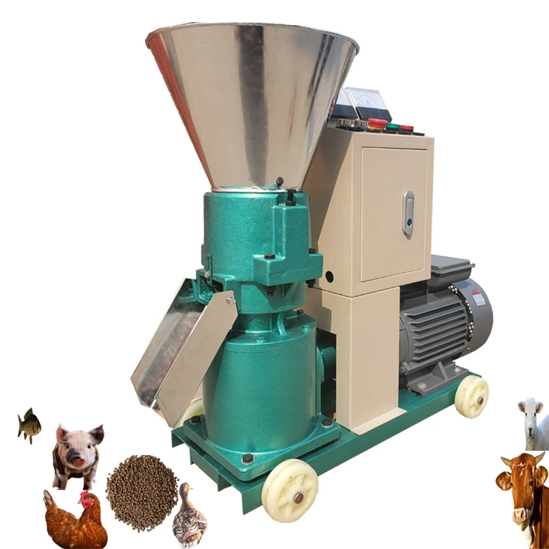 New Arrivals manufacturer  cattle feed pallet granulator making machine chicken feed pellet machine price