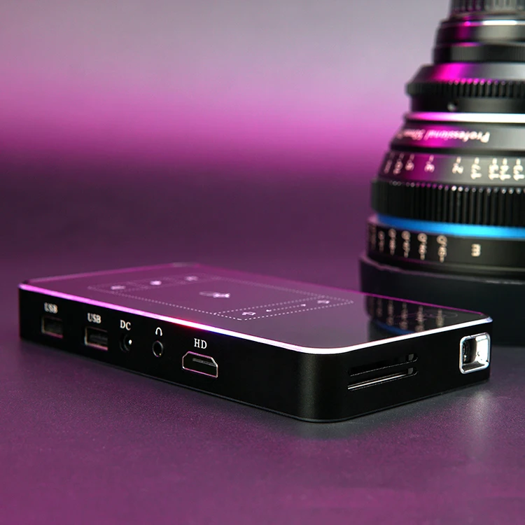 
High quality mini media Android projector 4k wallpaper projector online for business office 