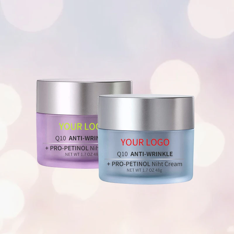 Для всех типов кожи удаление морщин анти старения отбеливающий витамином E укрепляющий ретинол ночной крем для лица