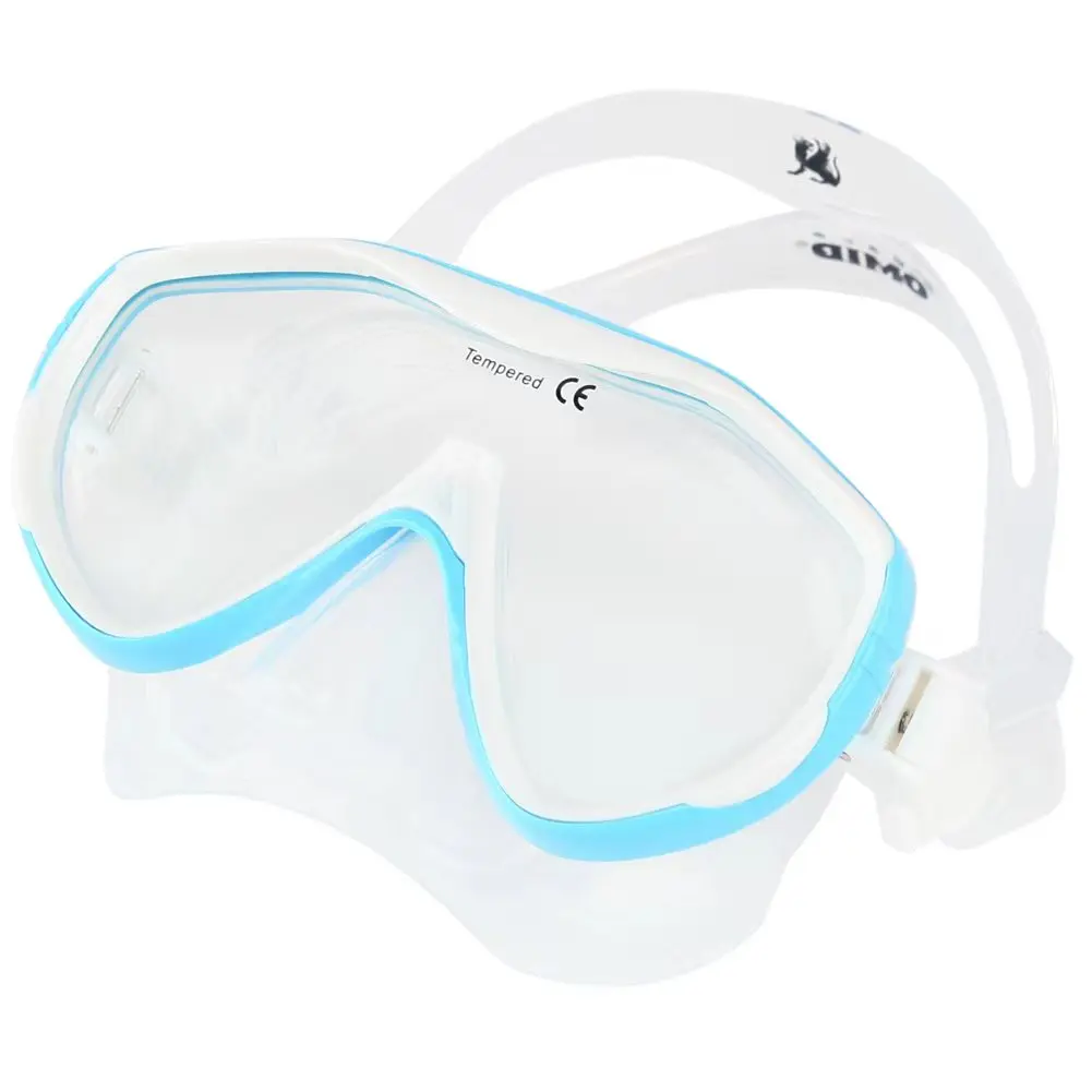 Best  Selling Professional PC+TPR Silicone Freediving Polycarbonate Scuba Diving Equipment Breathing Mask